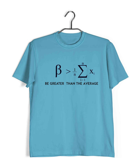 Mathematics Be > Average Nerd Wordplay Casual Graphic Printed T-Shirt for Men